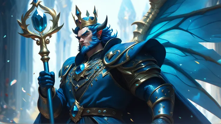 
Action : The Blue Kingdom King – Standing tall, watching proudly.

The blue kingdom king and Dragon – Standing victorious, the blue kingdom king gripping his sword,                                                                                    

The D...