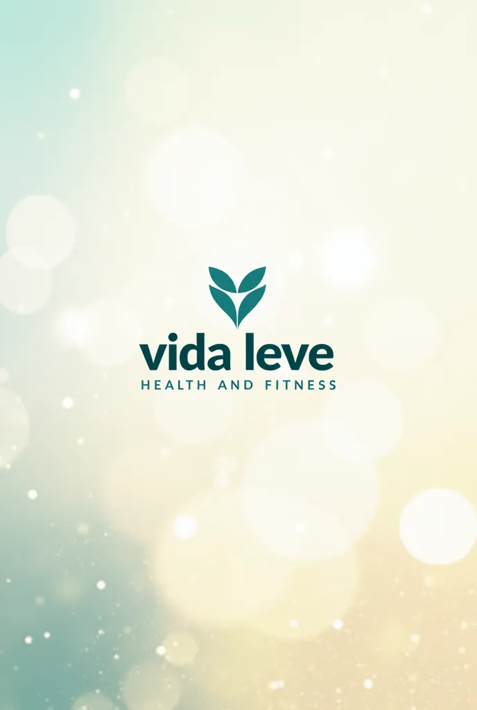 Create a logo for my account with the name “Vida Leve - Health and Fitness