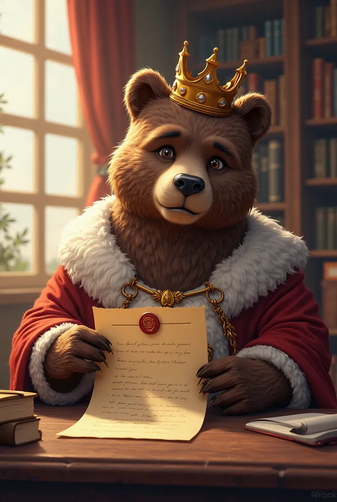 With the morning mail, the following letter arrives to the Bear King