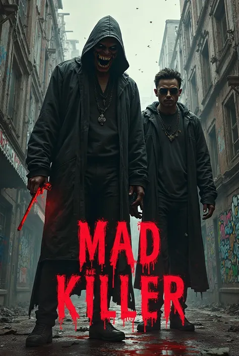 A pic written Mad Killer ft BusaniTheViper with drip letters