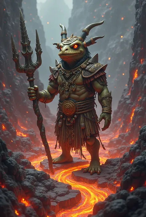 Chief Murloc by the lava pool