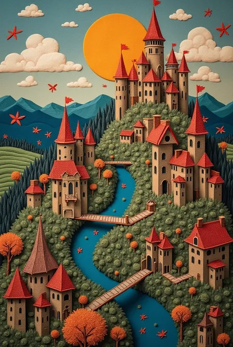 The Woven Kingdom — A Fantasy City Sewn Out of Fabric