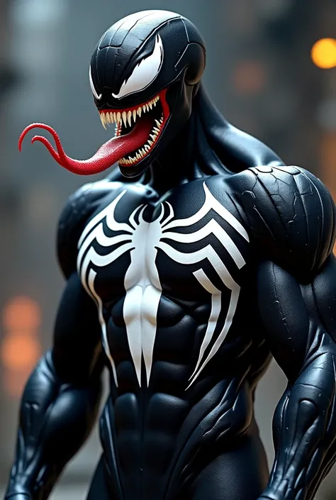 Venom with striped t-shirt