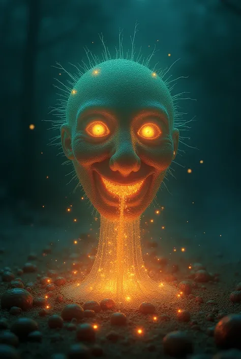 The radioactive particles in the air glow like fireflies. They come together and form faces that smile and scream at the same time. The ground becomes liquid for an instant, swallowing and regurgitating translucent figures, your eyes shining like dying sta...