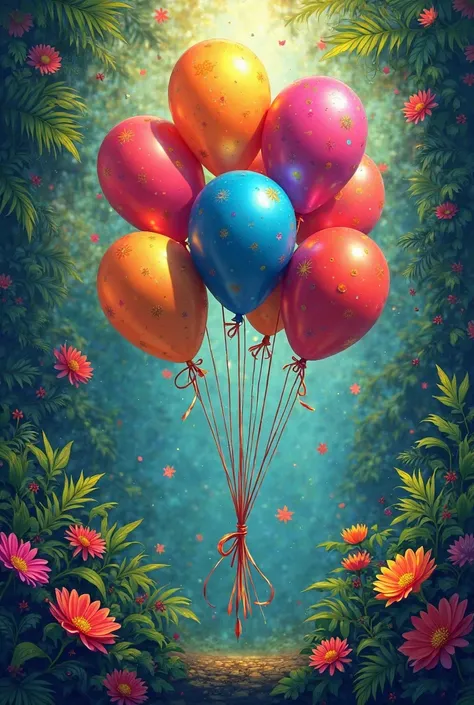 You could create a flayer with only balloons characteristic of the jungle festival and put Carnavalon Pack in large print. And put editors under