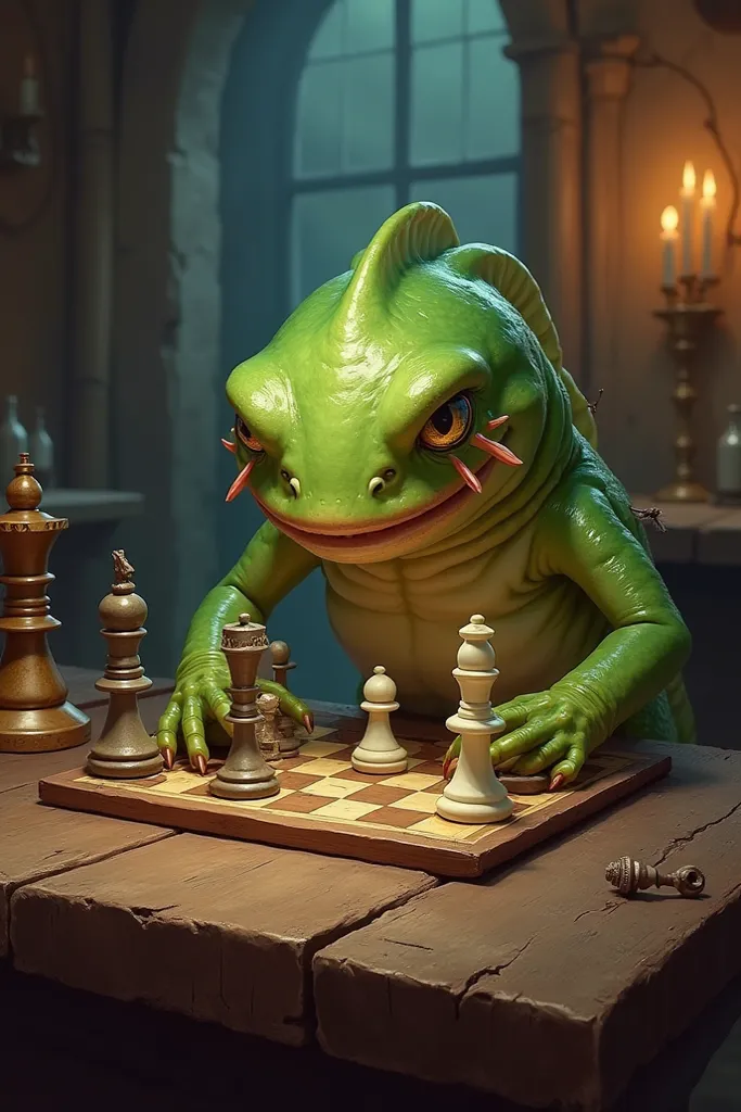 Murloc in a game of chess