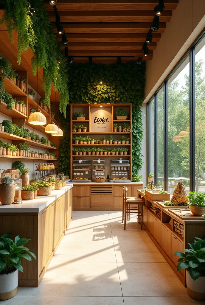 store design for Weekly Healthy Meals Service called Ecobie