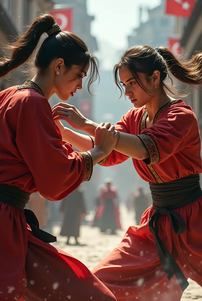 Women's fighting in Turkey 