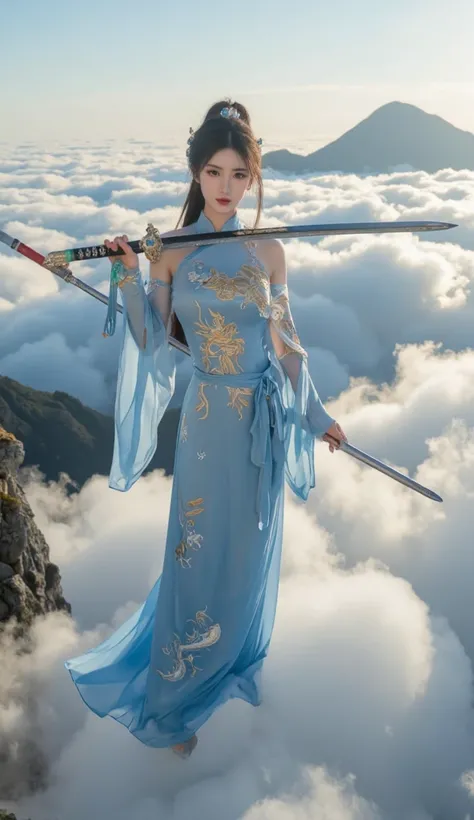 In the dreamy world of Oriental mythology，the sea of clouds surges like waves，fairy spirit。This fairy has perfect body proportions，and the posture is flowing and free。

The proportions of the figure that this fairy has，, and the figure is beautiful，, every...