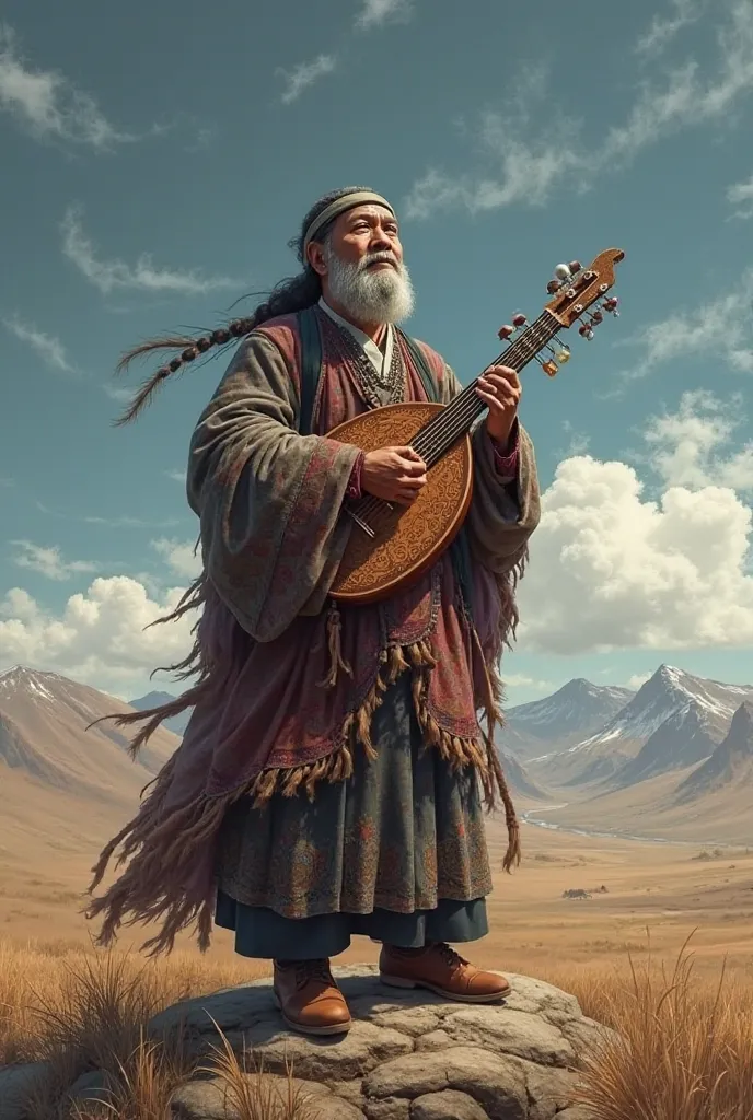 Mongolian epic singer