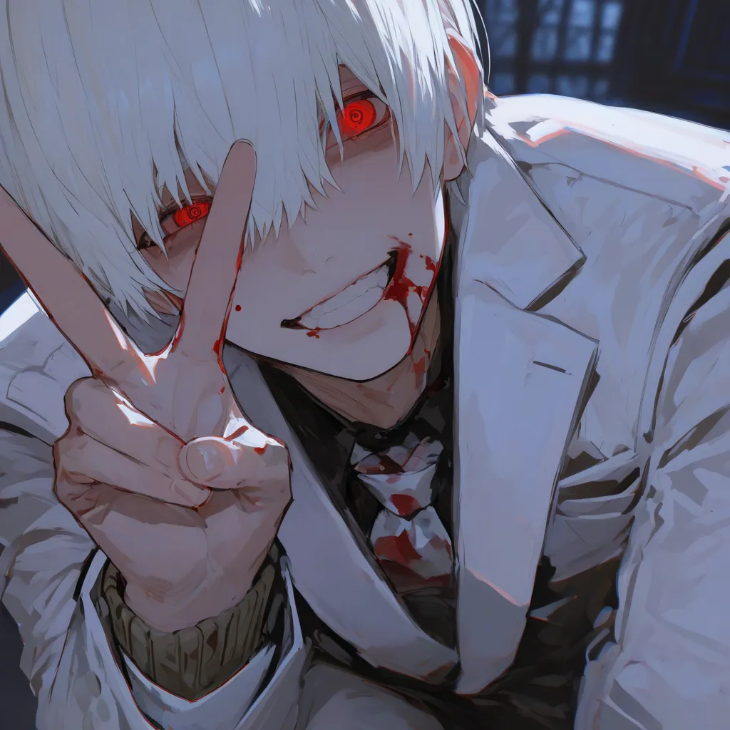 masterpiece, Best Quality, 748cm Style . 1 Boy, white background,  from above, (suit:1.1), tie, :), (Sweater Dyed Blood:1.1), v, white background,  bloodstained hands ,  blood on the face,

masterpiece,  Best Quality,    748 cm room  . ****alone,  Muscular...