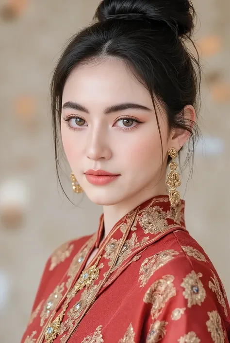 (masterpiece), Chinese brush painting, breathtaking ancient woman, (priest dress), (elegant full body pose), (frontal view), highlighted intricate details, vibrant ink strokes, harmonious color palette, showcasing grace and beauty, winning award quality, (...