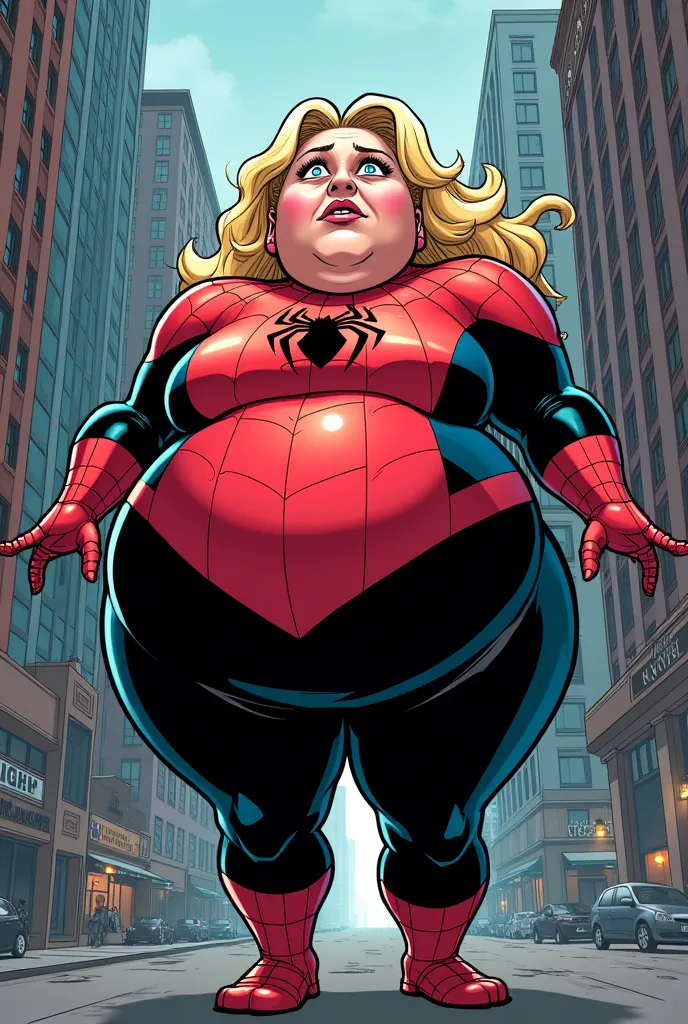 Comic where Spider-Gwen is very obese and farts