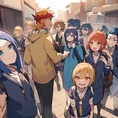 Anime, Renji, a 16-year-old boy with yellow and orange hair like fire, has just moved to the city of Nova. Everything is new to him: the school, the classmates, and the routine. On his first day of class, he meets Ayumi, a girl with blue hair and eyes as d...