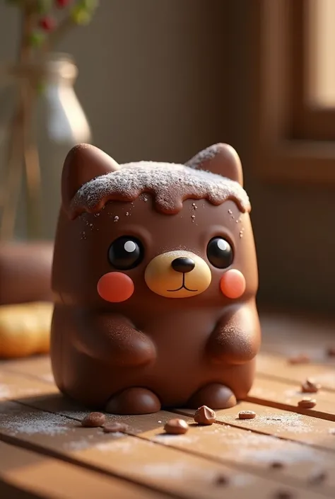 Brownie-shaped character 