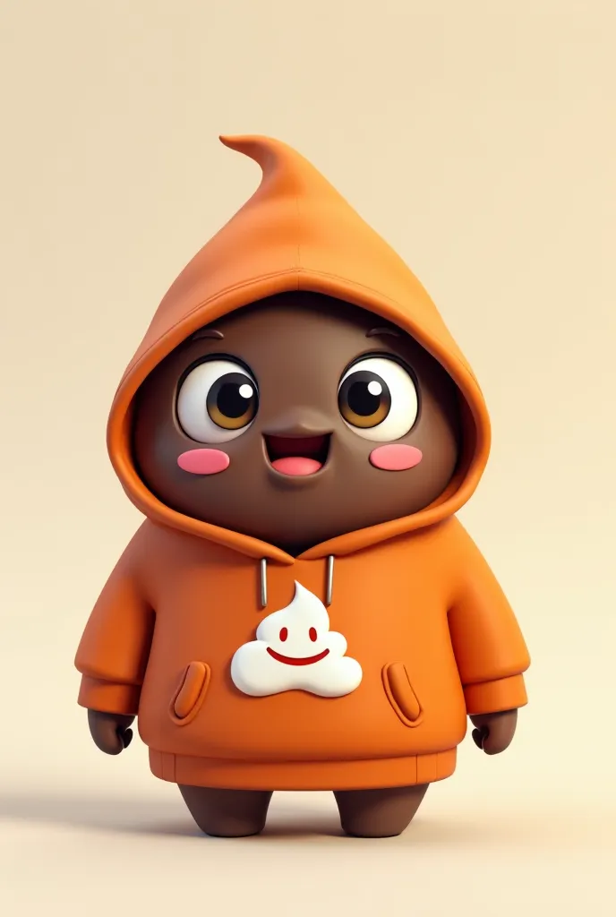 Cute poop wearing APST logo hoodie. Real.