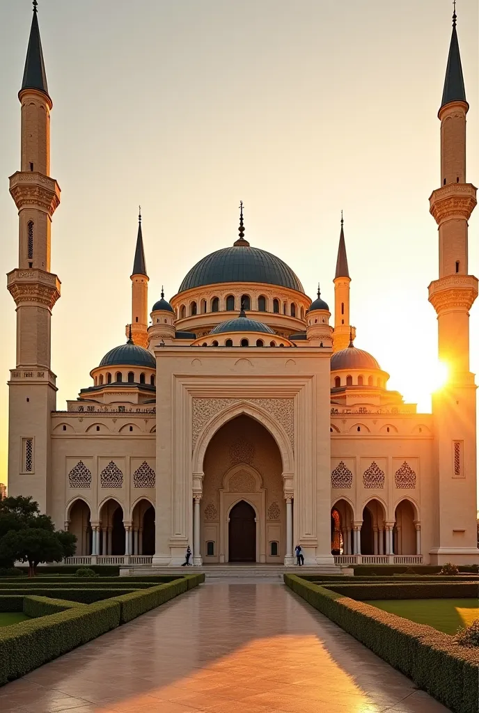 The beautiful mosque in Tunisia, sunlight, 8k,  chef d'oeuvre professionnels