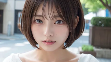 ( bob cut hair:1.2),(wearing a camisole:1.2),1 girl, Japanese, 28 years old ,(small breasts:1.3),(Best Quality,masterpiece:1.3,super A high resolution,),(Ultra High Resolution,caustics),(PHOTOREALISTIC:1.4,RAW shooting,)super realistic capture,very well de...