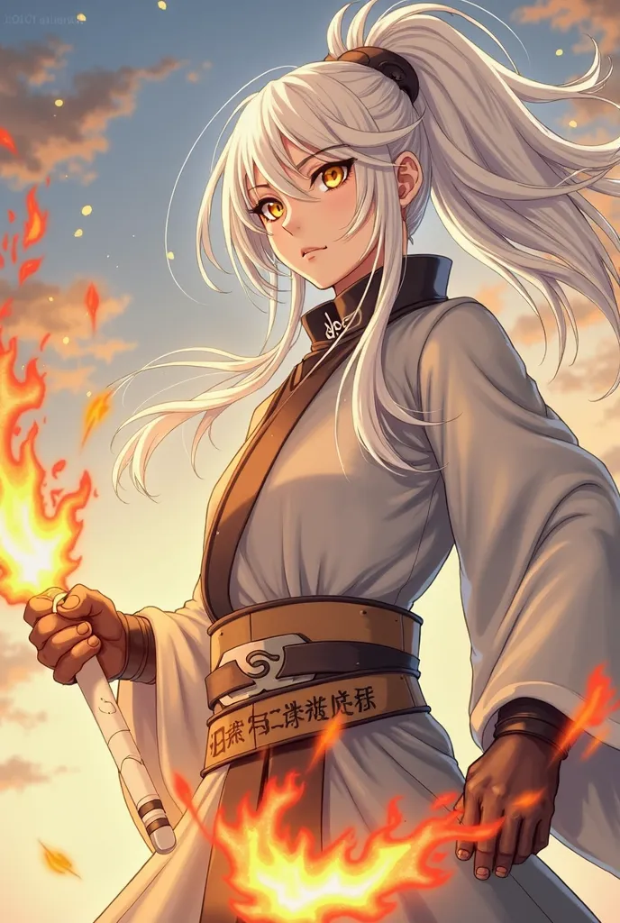 Ryūka Tenryū (Longhua Tianlong, "Sky Dragon Flower")

Age:  Village: Konoha Range: Jōnin (and also ninja in practice) clan: Tenryū Specialty: dojutsu (Tenkogan), Taijutsu reinforced with chakra, control of heavenly fire

Physical Aspect:

height: 1.72 m

W...