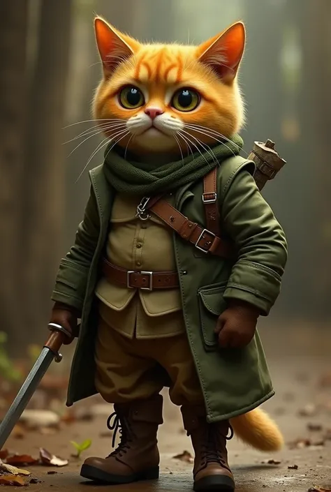 Puss in boots, The Duplicate Spy
Before: An adventurous mercenary who lives for himself.
after: He works as a double spy, infiltrating the Shrek government while helping the resistance.
Outfit: becomes a resistance leader, becoming paranoid and cruel.
 Per...