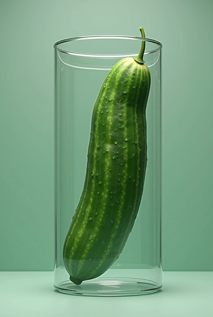 Scrubs in containers in the shape of a cucumber fruit
