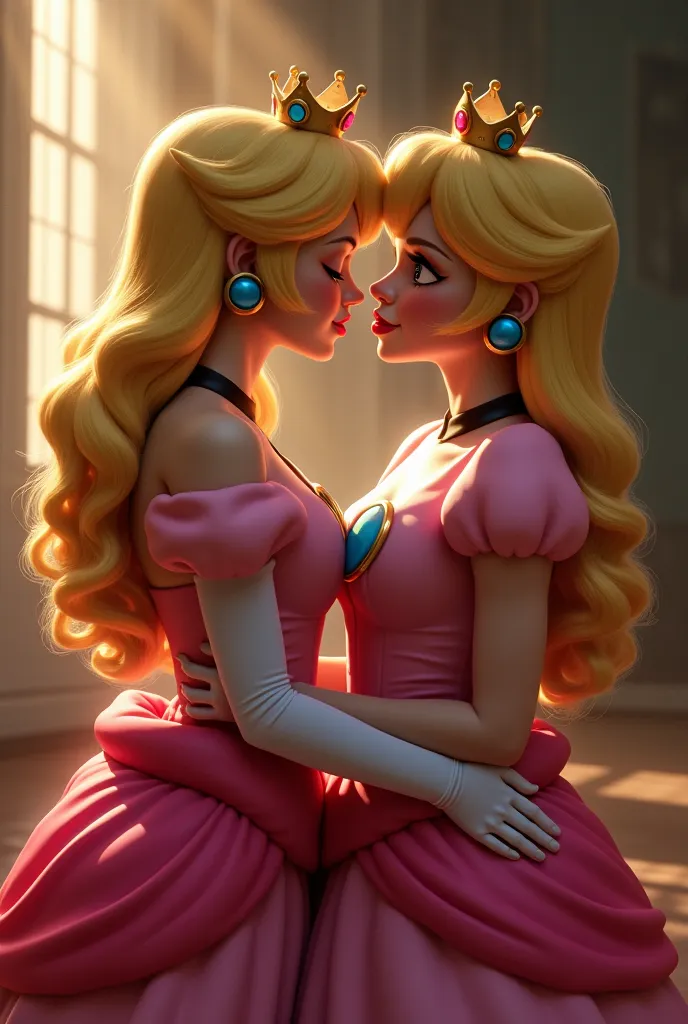 Princess Peach doing oral sex