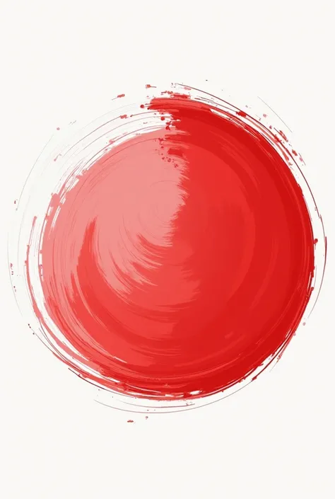 But let it be seen only in a brush, No the paint and that it is combined with white and red it is simply an animated brush like a comic that you are in the shape of a circle but not completely that looks very much like a drawing