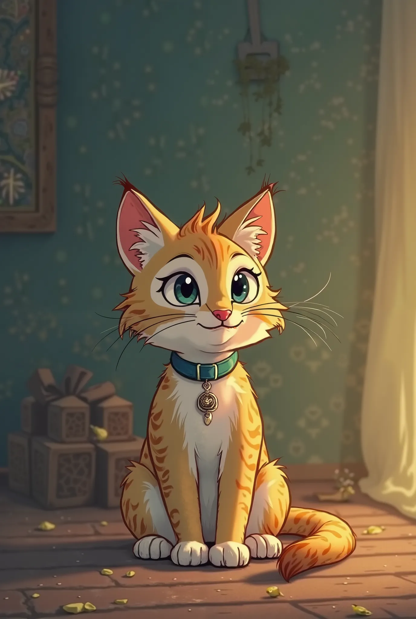 شیرُو" (Sheru) the cat is primarily defined by her greed. There's little to no development of her personality beyond this trait.
"چچا رحیم" (Uncle Rahim) is a very flat character, only there to provide a moral lesson.