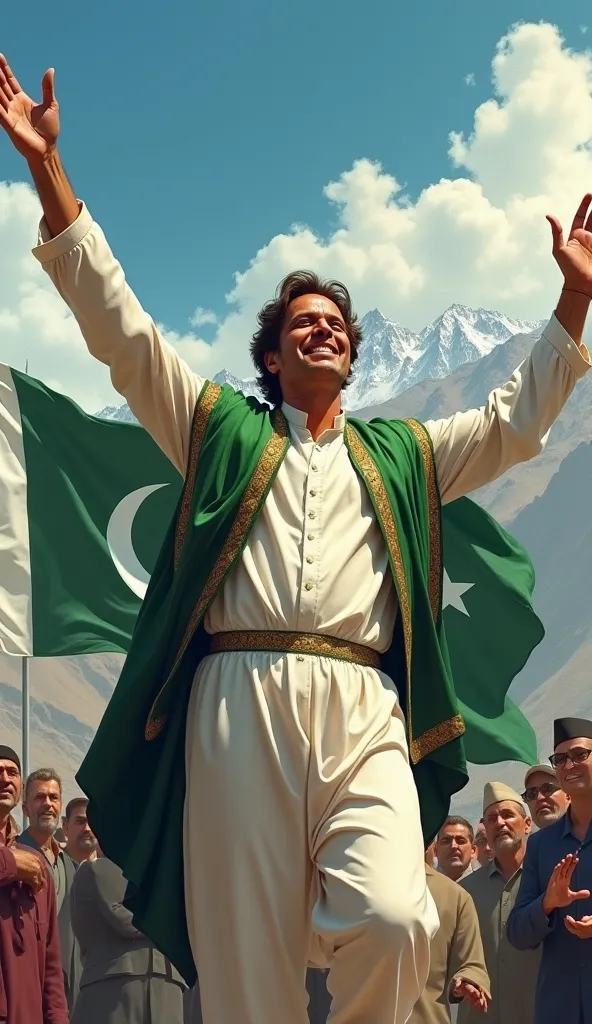 create imran khan victory images