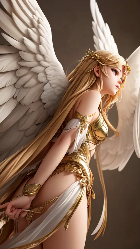 ((highest quality)),(Ultra-high resolution),(Super detailed new),(Detailed Description),((The best CG)),(A masterpiece),Ultra-detailed art,A wonderful new art form,(Art with precise detail:1.5), Sparkling, Angel Wings, Light,