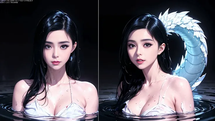 (8K ultra HD photorealistic:1.6), (masterpiece details:1.5), (((divine beauty))),(pore-level details:1.6), soaked towel (heavenly silk base:1.5/water stain algorithm:1.3), hair-flipping pose (collarbone droplet trails:1.4), Tyndall steam effect (particle d...