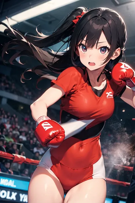 boxing girl, best quality
