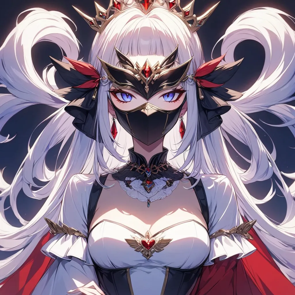 Lady Varia "Shadow Cardinal"
 who she is ? The main puppeteer of the world's shadow politics. She's not the queen, but monarchs listen to her.
Appearance: An elegant masked woman, who never speaks loud, but her words change fates.
 Character : cunning, pru...