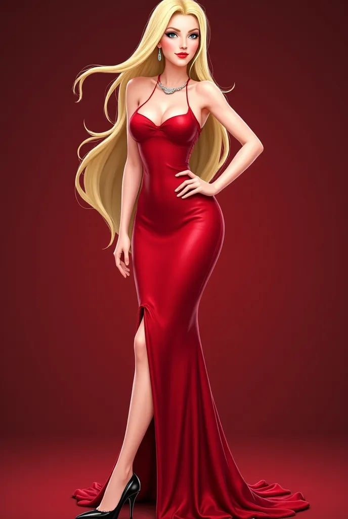 Scarlett

Appearance:

Hair: blonde, long to the waist, smooth and shiny.

First: White and Flawless,  with a seductive glow.

face: delicate traces, striking eyes and full lips.

Body: Extremely sensual curves, with well-defined proportions.

clothes: Tig...