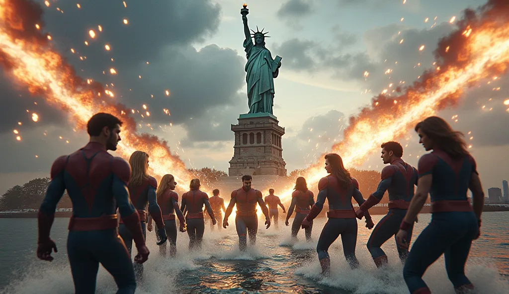 All X-Men are protecting Liberty Island