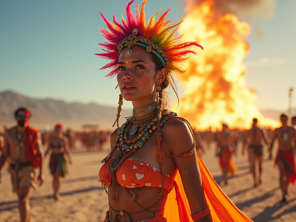 Burning man
