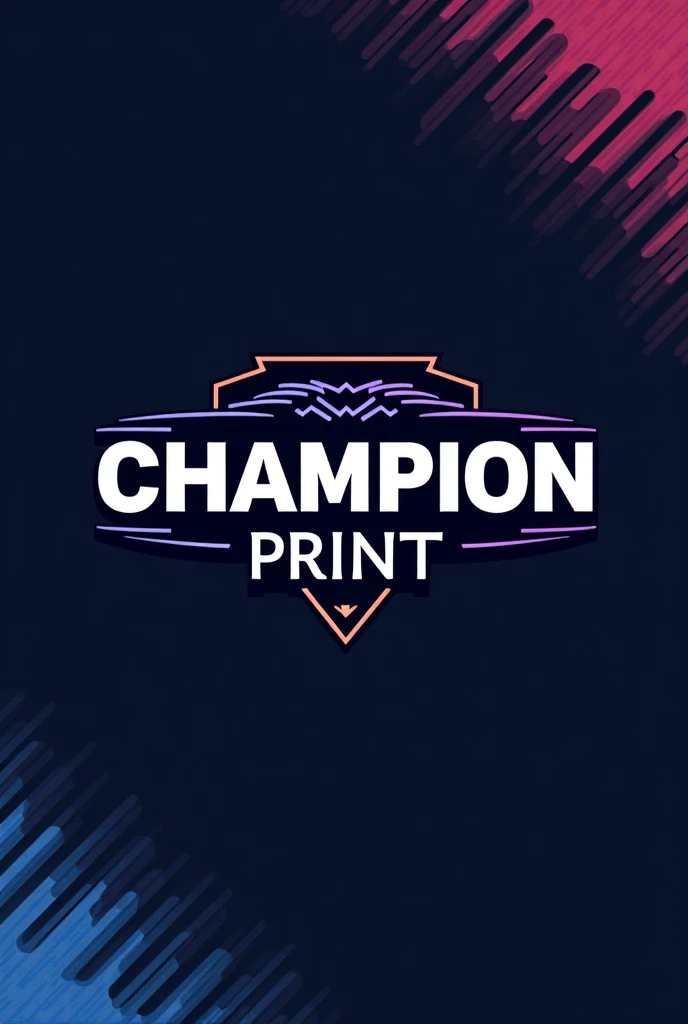 Creation of a brand logo for the sublimation company for sports jerseys with the name Champion print 