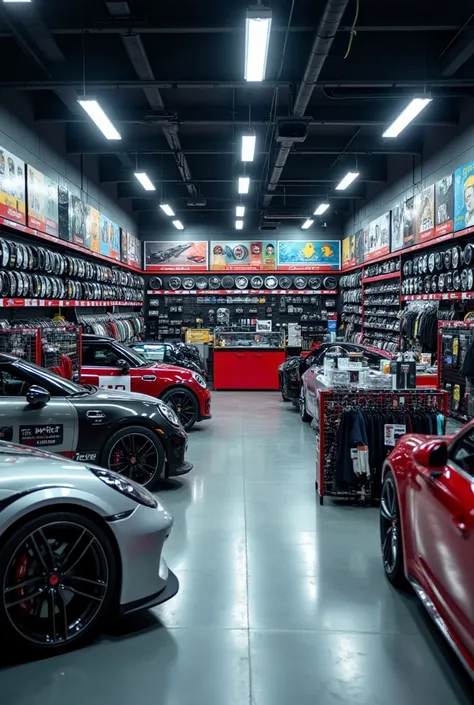 Car accessories shop