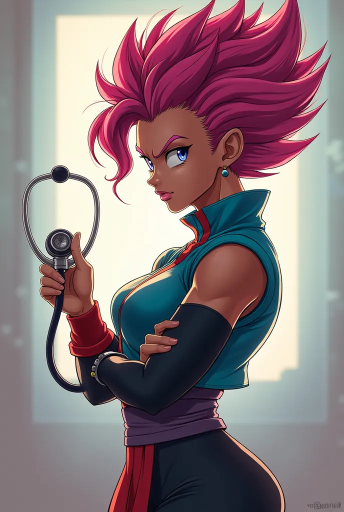 Caulifla with stethoscope