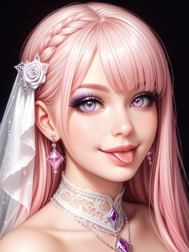 high quality, detailed,beautiful light white inner pastel pink straight long bangs on hair, beautiful light eyes, beautiful LIps,simple pastel background,beautiful piass,high definition ,from above, wearing white Gothic clothes,beautiful female,
close up,g...