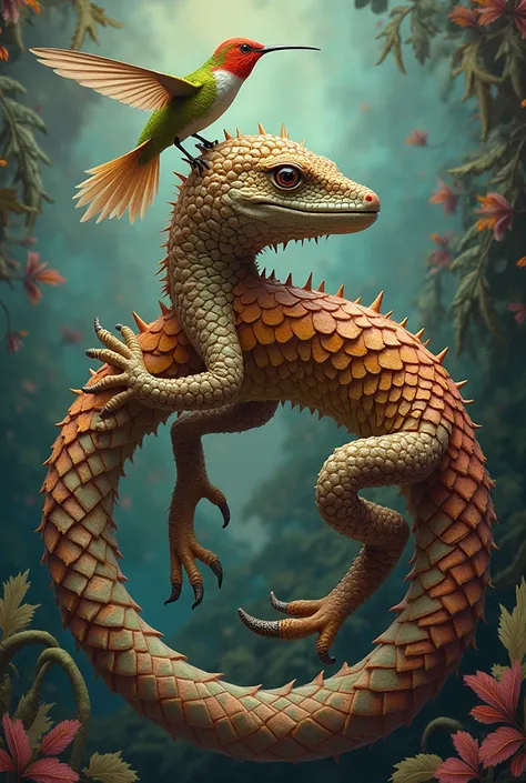 I would like to make an earthen chameleon a scorpion garter and axolotl grizzly cat in the shape of a spiral a hummingbird the chameleon in the setro other than Alebrijes 
