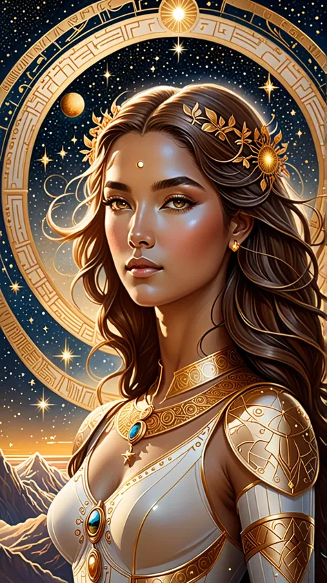 Gemini woman, 8k high resolution image , zodiac, astrology 