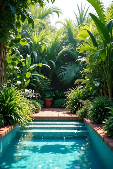 Ideas for house plants with backyard pool