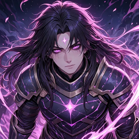 A ghostly warrior rises victorious on a battlefield covered in ashes and the remains of 100 fallen opponents. His cracked armor shines with a ghostly bluish aura, and ethereal flames envelop his body.

The sky is a whirlwind of storms and lightning, illumi...