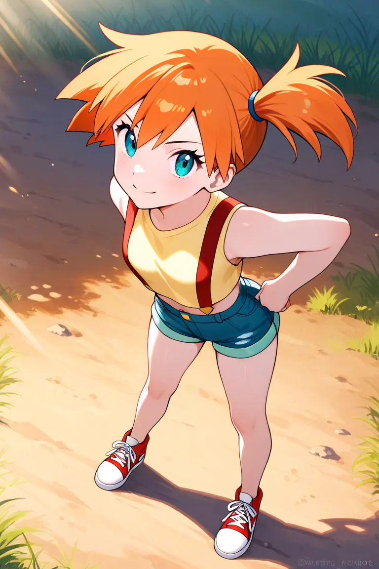 Misty from the anime pokemon legs 