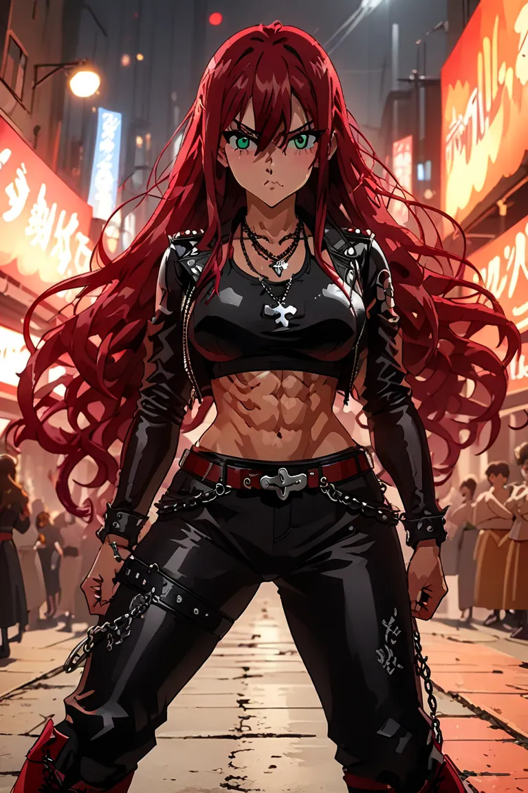 Anime woman, 25 years, 174cm, megan fox + Boa Hancock + Najenda + Robin + Esdeath, 1 girl, green eyes, long hair, high resolution, dark brown hair, simple background, masterpiece, detailed, high detail, closed mouth, POV, wide angle, anime, anime style, fi...