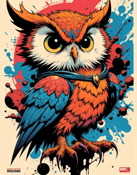 Create a logo and a mascot "Geanes Holland"for a comic book studio