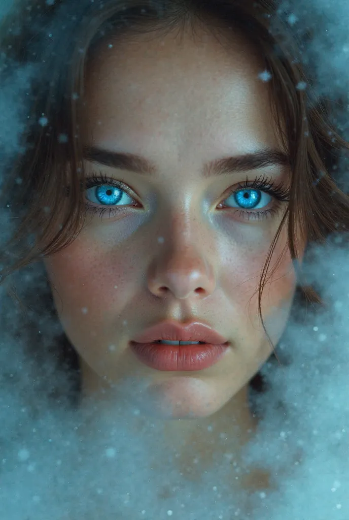 Women's eyes that look bluer 