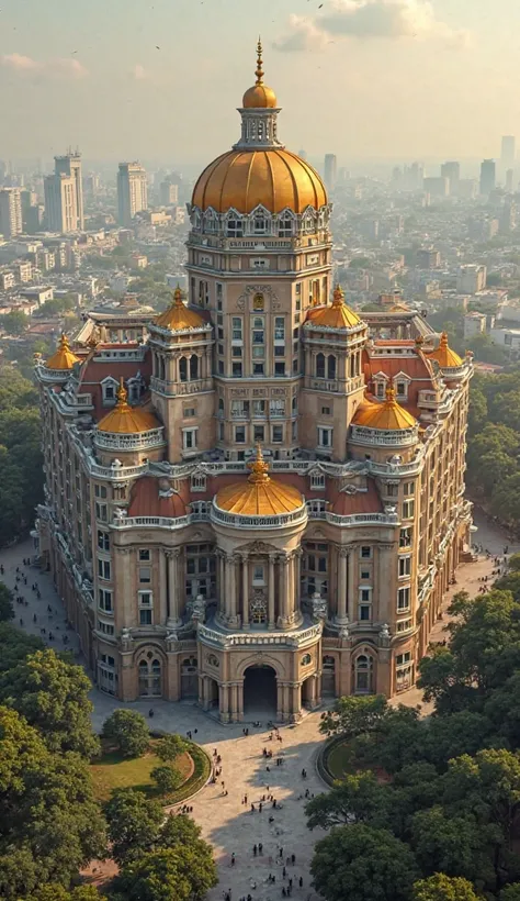 Jamsetji Tata’s dream – making India an industrial power, the Taj Hotel built at a cost of ₹4.21 crore, a symbol of self-reliance."