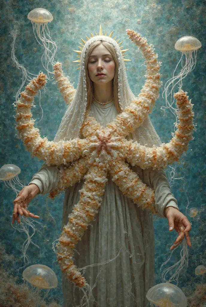 The Virgin Mary is a starfish and is full of jellyfish and sausage rolls